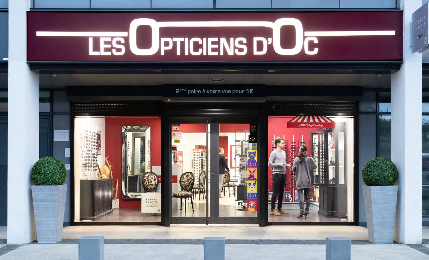 Magasin devanture Les Opticiens d'Oc