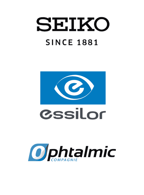 Logos Seiko, Ophtalmic et Essilor
